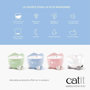 Voir la diapositive 2 : MARKET24 CAT IT Fontaine a eau automatique pour chat - 2,5 L - Blanc