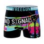 Voir la diapositive 3 : FREEGUN Lot de 4 boxers homme Glitchy Pop