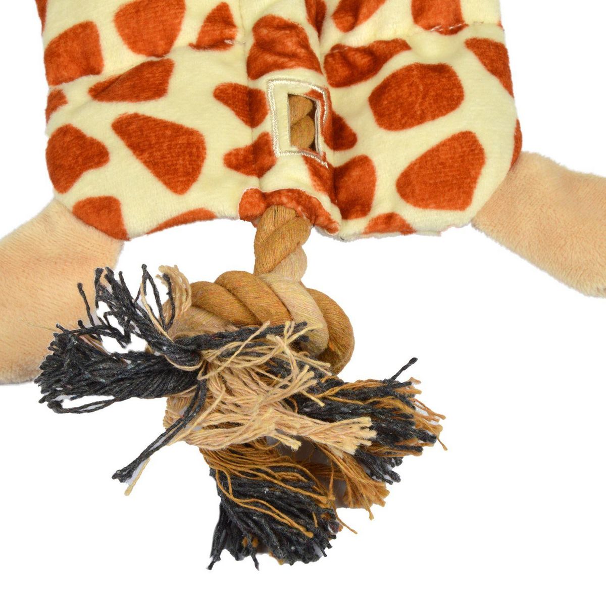LOVE STORY Peluche girafe avec corde pour chien