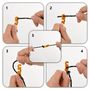 Voir la diapositive 2 : VIDAXL Cordes de haubanage avec cles reflechissantes 8 pcs 4 m 4 mm