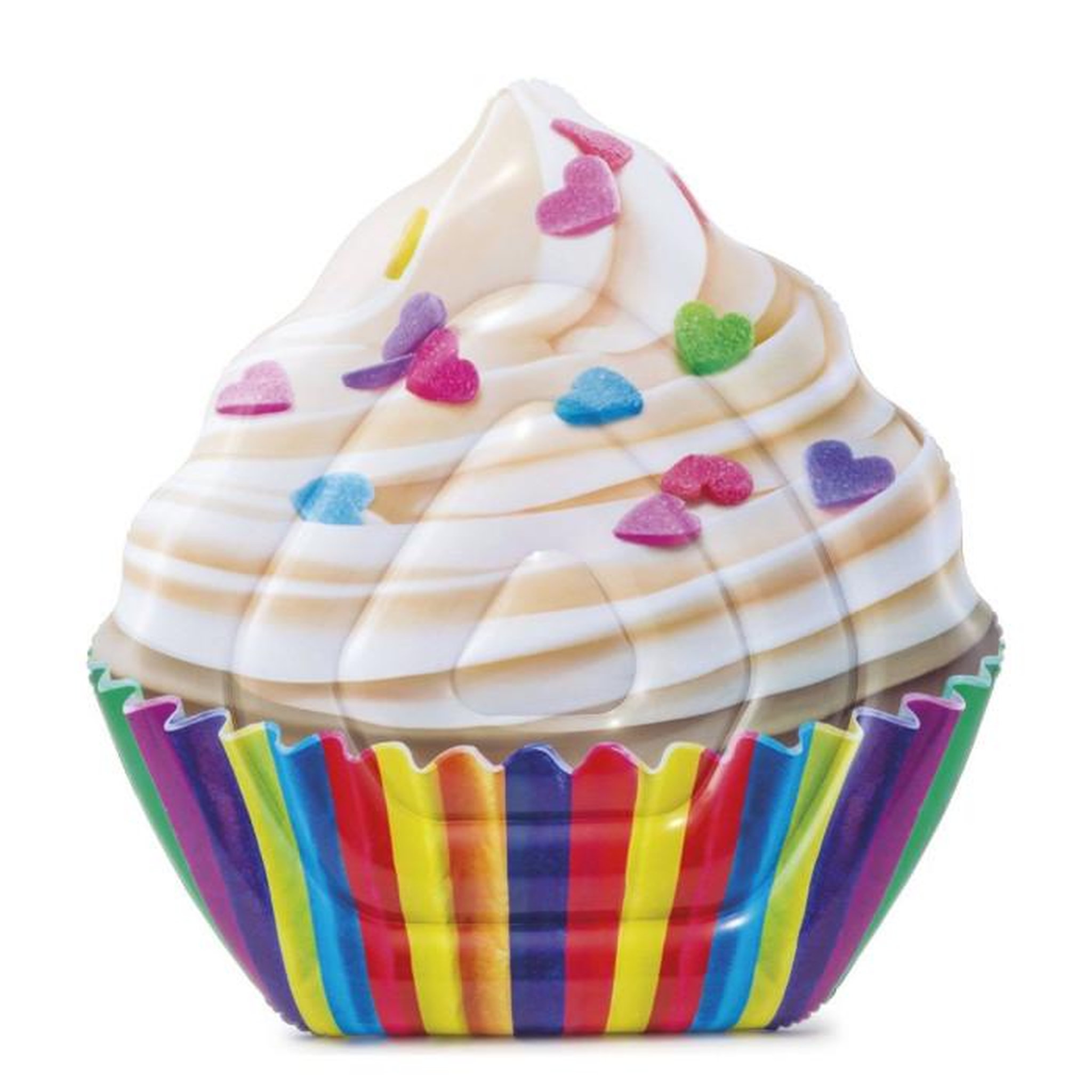 INTEX Matelas Gonflable  Cupcake  142cm Multicolore