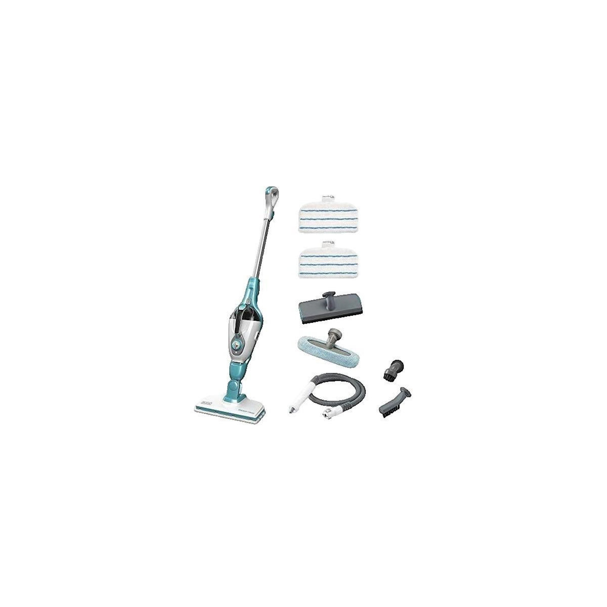 BLACK ET DECKER Balai vapeur Black & Decker FSMH1321 blanc et aqua