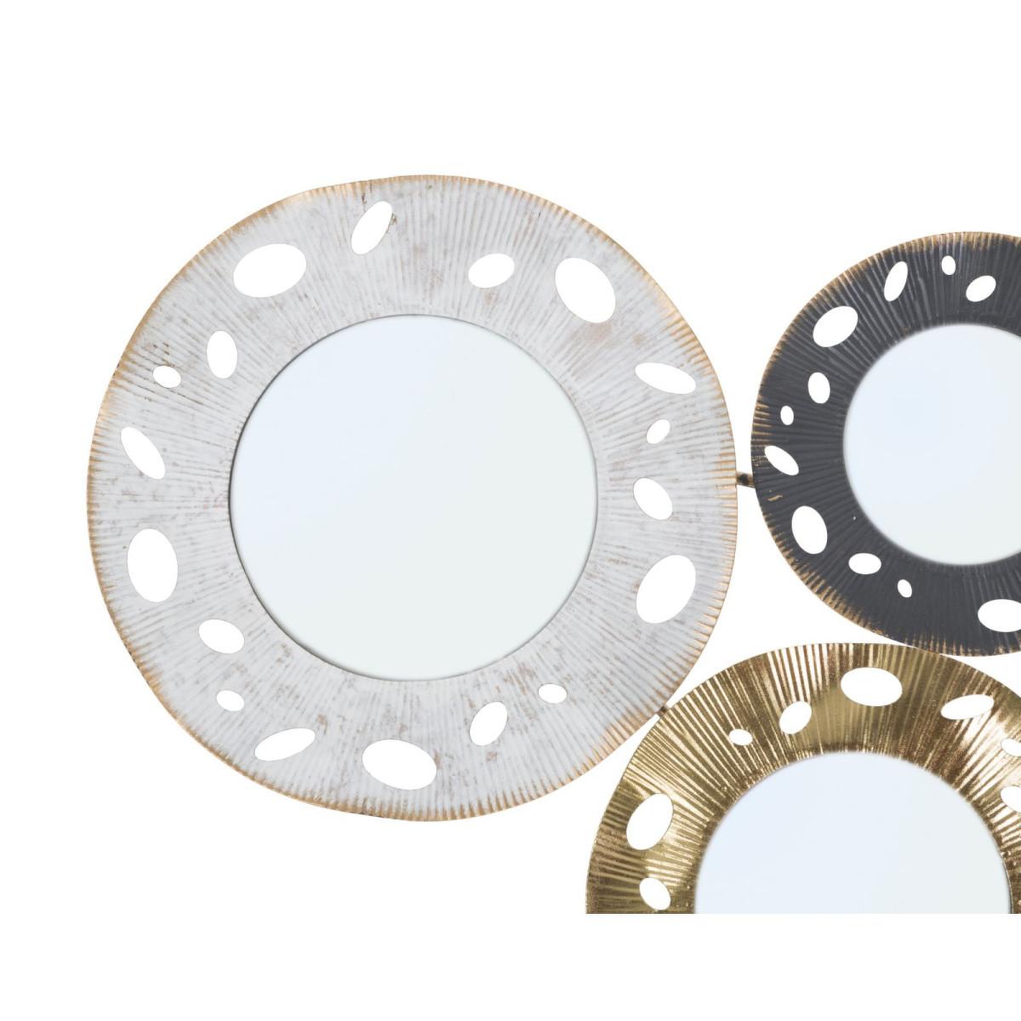 Voir la diapositive 2 : Paris Prix Décoration murale 6 miroirs  gloty  104cm multicolore