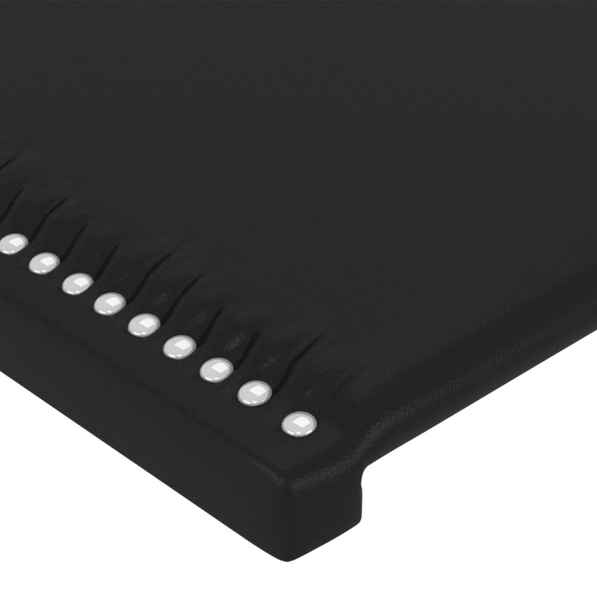 Voir la diapositive 5 : VIDAXL Tete de lit a LED Noir 160x5x78/88 cm Similicuir