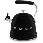 SMEG Bouilloire sifflante 2.3L noir
