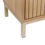 Voir la diapositive 5 : FIVE Meuble lavabo 2 portes en bois TASSO - Beige