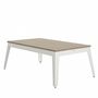 Voir la diapositive 2 : RENE PIERRE Table de billard STEEL Oslo pieds blanc drapé rouge 