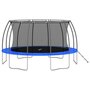 Voir la diapositive 3 : VIDAXL Ensemble de trampoline rond 488x90 cm 150 kg