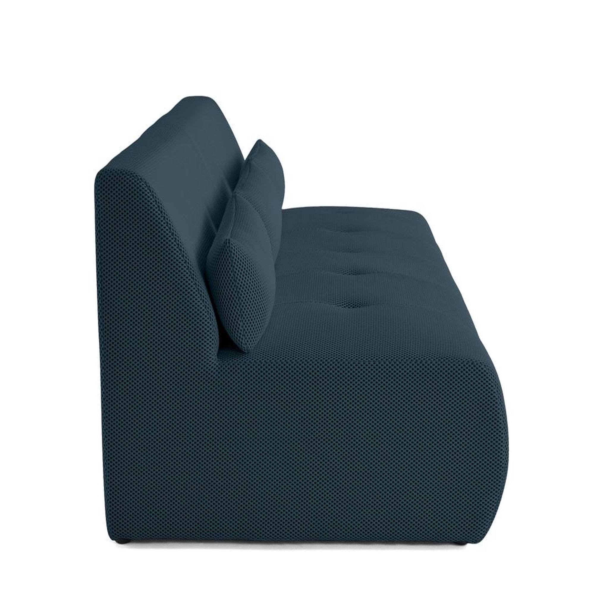 Voir la diapositive 3 : LISA DESIGN Onyx - canapé droit 3 places - en tissu mailles 3d