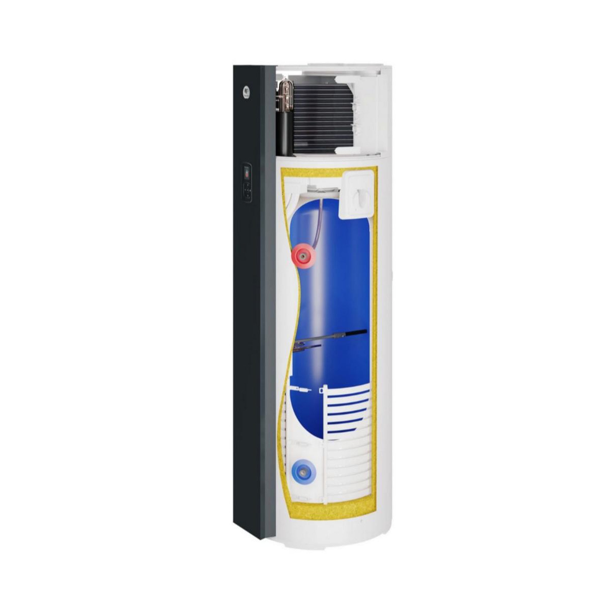 Voir la diapositive 5 : Thermor Chauffe-eau vertical 240l 1200w blanc - 286054