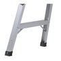 DEFPRO Marche pied en aluminium DEFPRO - Pliable avec pieds antidérapants - Dimensions : 90 x 30 cm - Hauteur : 49,5 cm