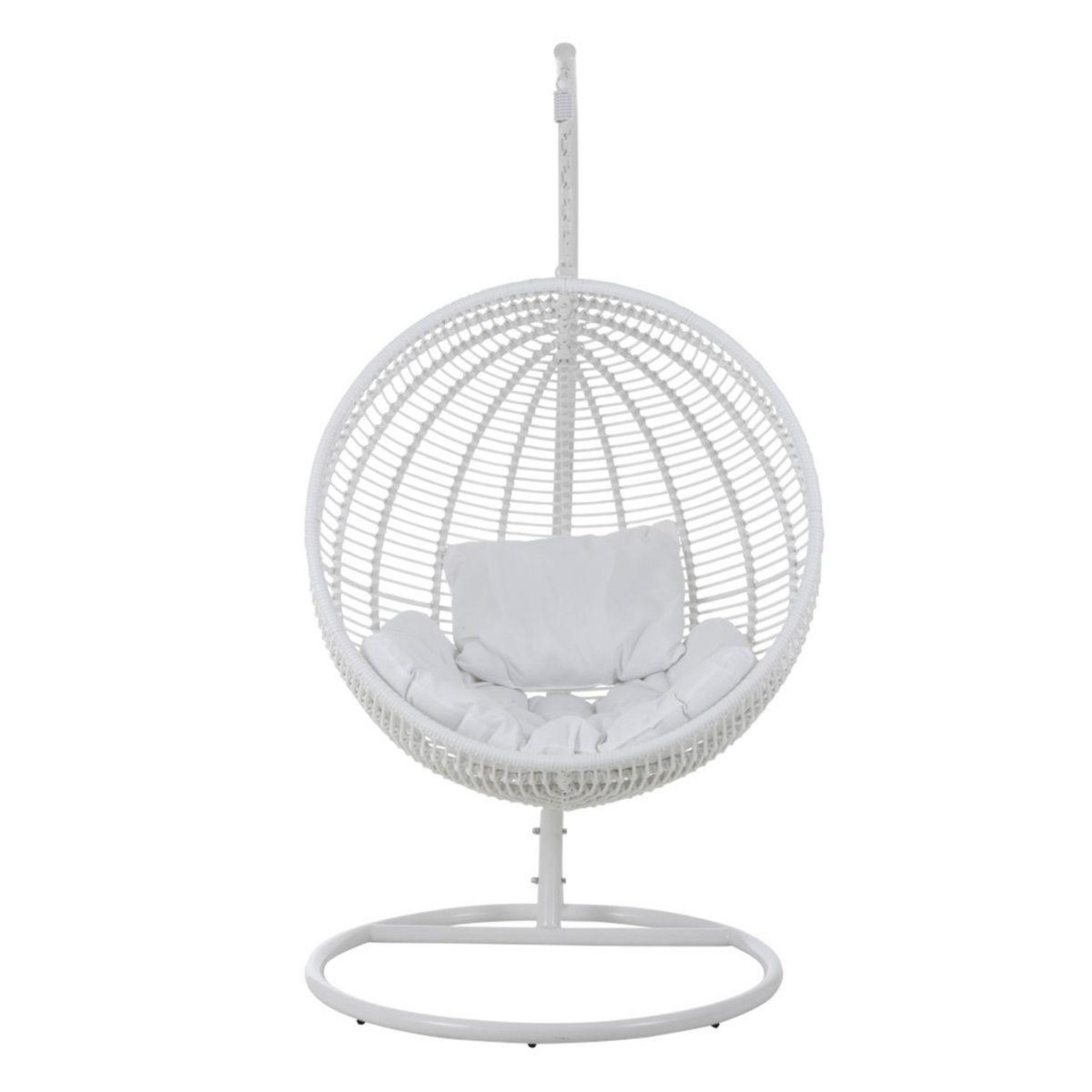 Voir la diapositive 2 : J-LINE Fauteuil suspendu rond  aciera  193cm blanc