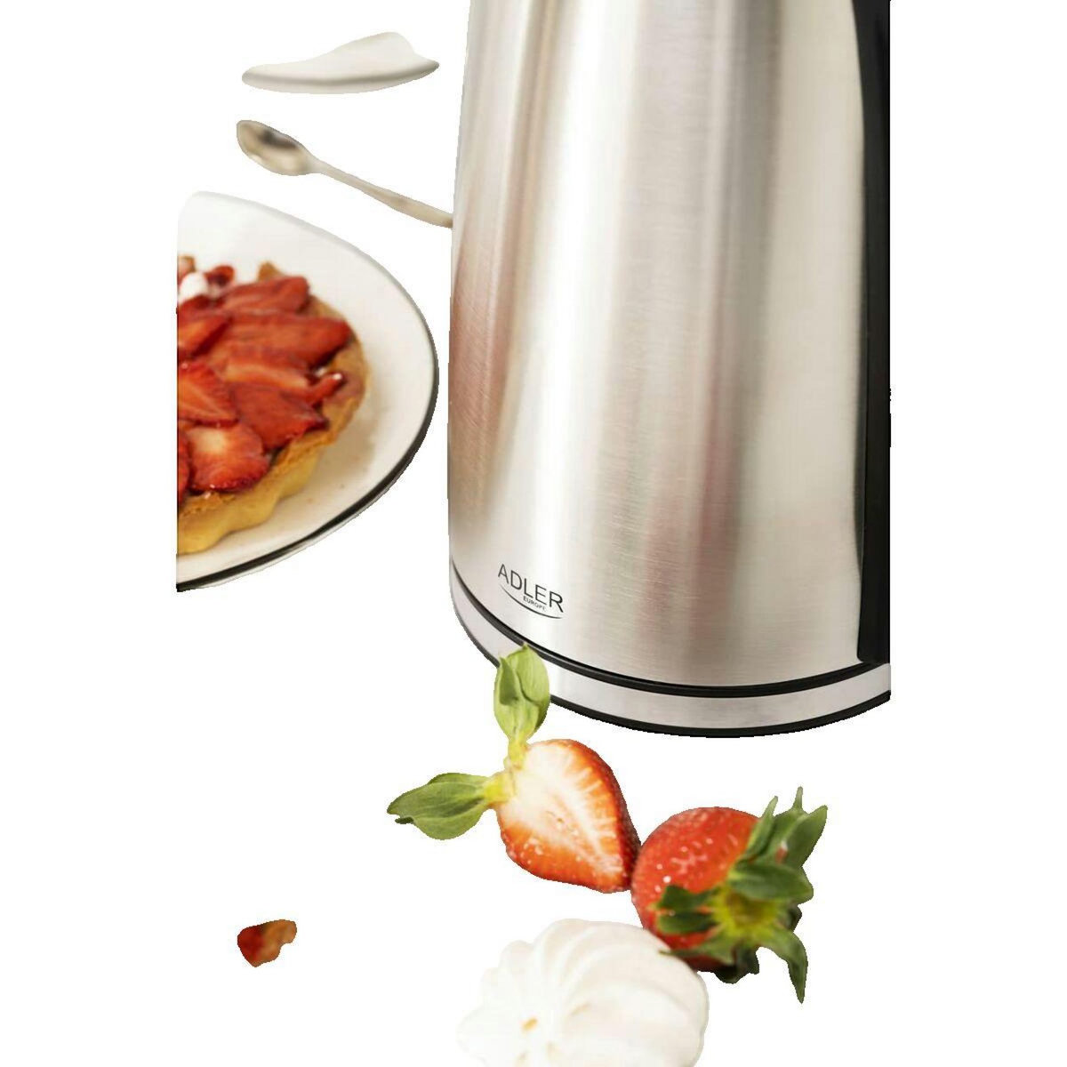 ADLER Bouilloire Adler 1.7 l Noir et Argent