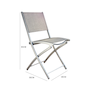 Voir la diapositive 3 : CONCEPT USINE Lot de 4 chaises en acier MOLVINA
