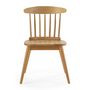 Voir la diapositive 2 : VS VENTA-STOCK Pack 2 chaises Ben en bois couleur chêne
