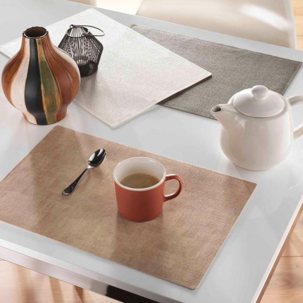 Paris Prix Set de Table Uni  Marlon  30x45cm Beige