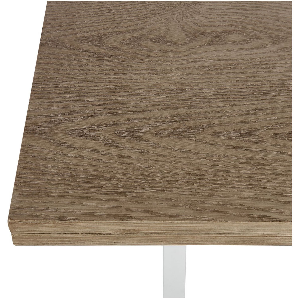 GARDENSTAR Table de jardin rectangulaire - 4/6 places - Aluminium - Effet bois