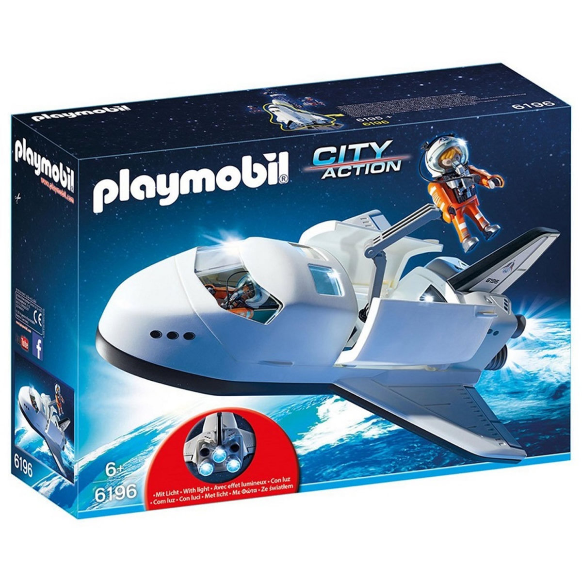 PLAYMOBIL 6196 - Navette spatiale et spationautes