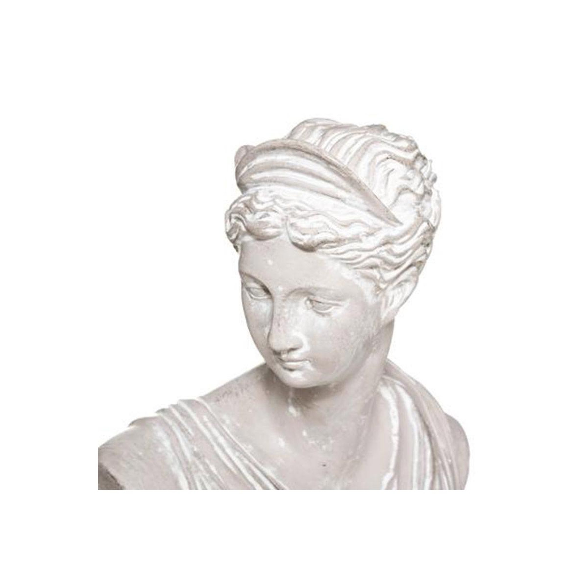 Voir la diapositive 2 : ATMOSPHERA Statuette déco  buste diane  30cm blanc