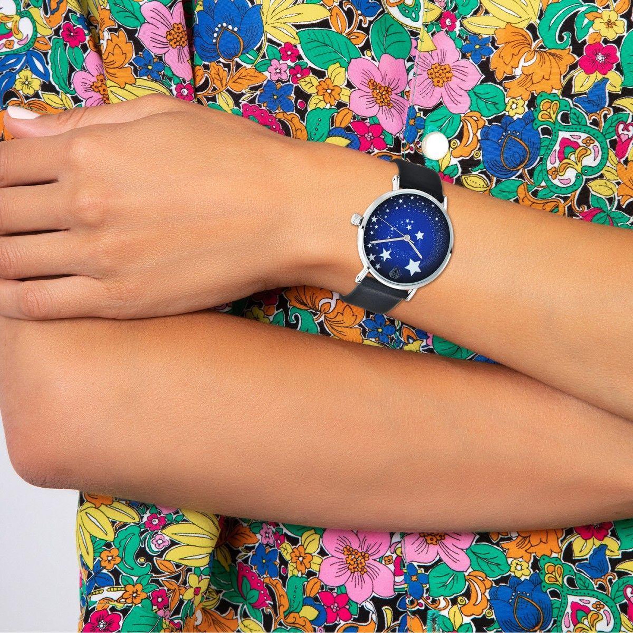 Voir la diapositive 2 : SC CRYSTAL Montre Alix étoiles élégante SC Crystal