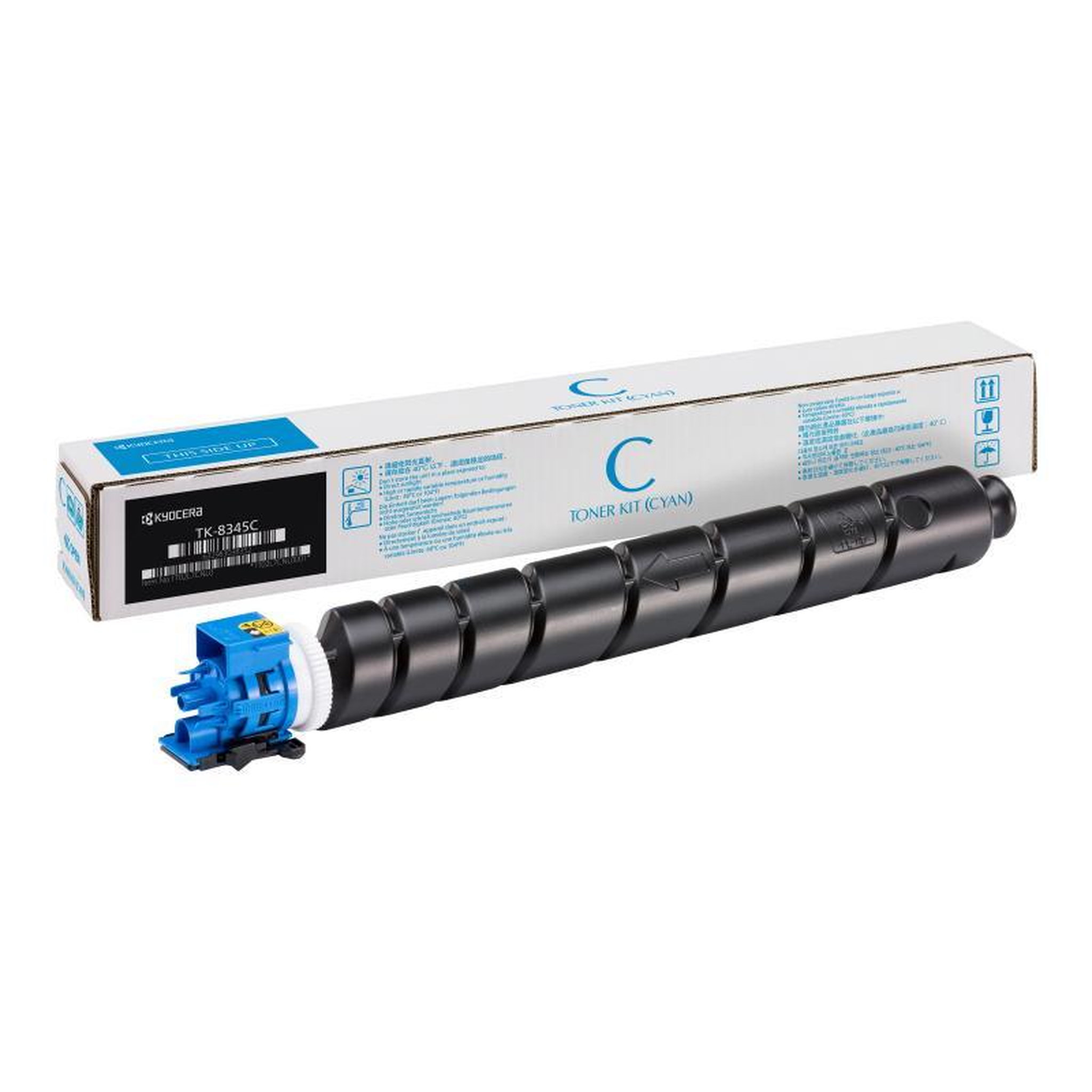 Voir la diapositive 2 : Kyocera Kyocera Toner TK-8345 TK8345 Cyan (1T02L7CNL0)(1T02L7CNL1)