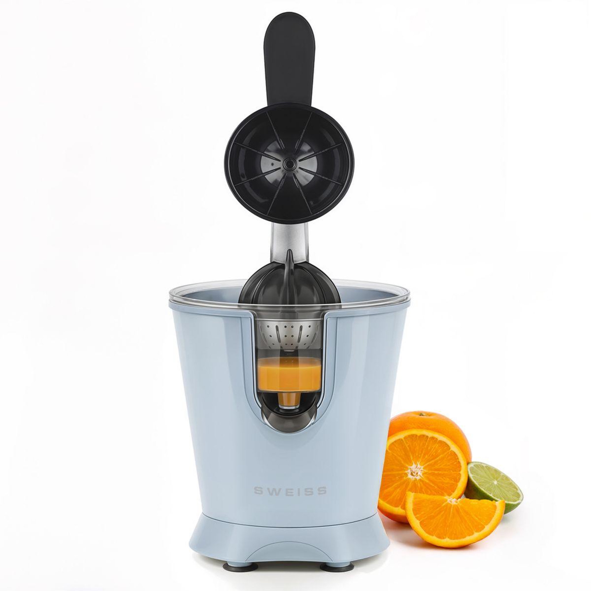 Voir la diapositive 4 : SWEISS Presse-agrumes vintage bleu ZEST6