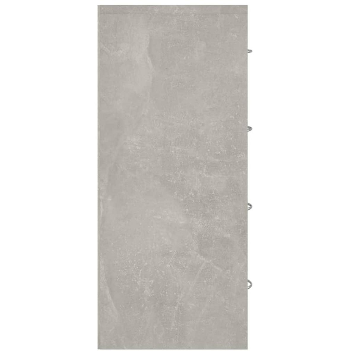 VIDAXL Buffet avec 4 tiroirs 60x30,5x71 cm Gris beton