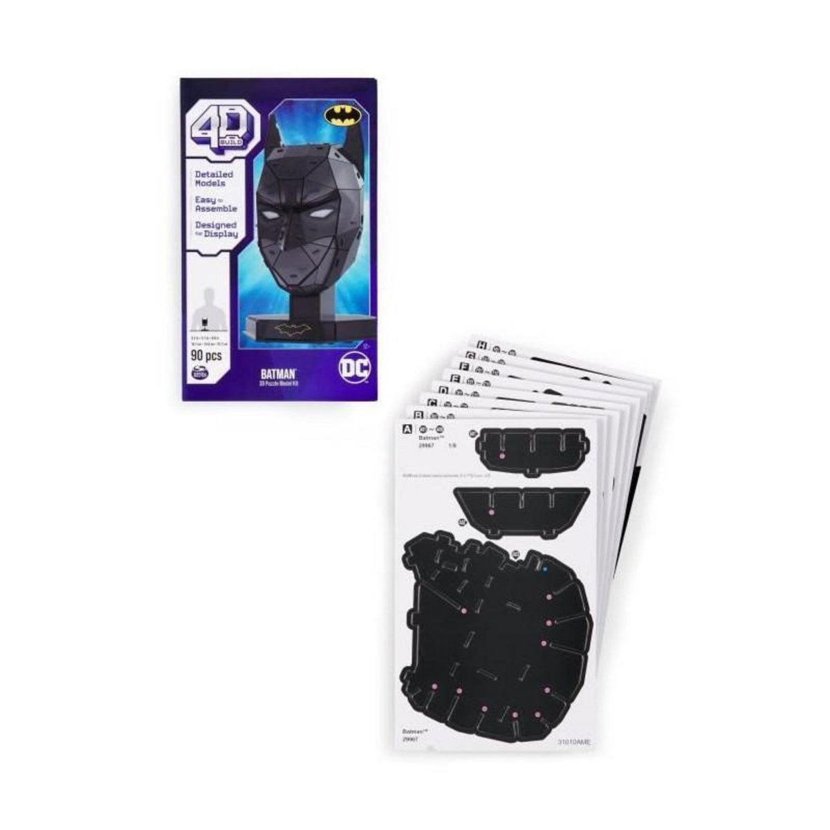 Spin Master SPIN MASTER MASQUE BATMAN DC 4D Build