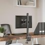 Voir la diapositive 4 : VIDAXL Support de moniteur noir acier VESA 75 100 mm