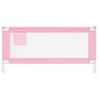Voir la diapositive 3 : VIDAXL Barriere de securite de lit d'enfant Rose 190x25 cm Tissu