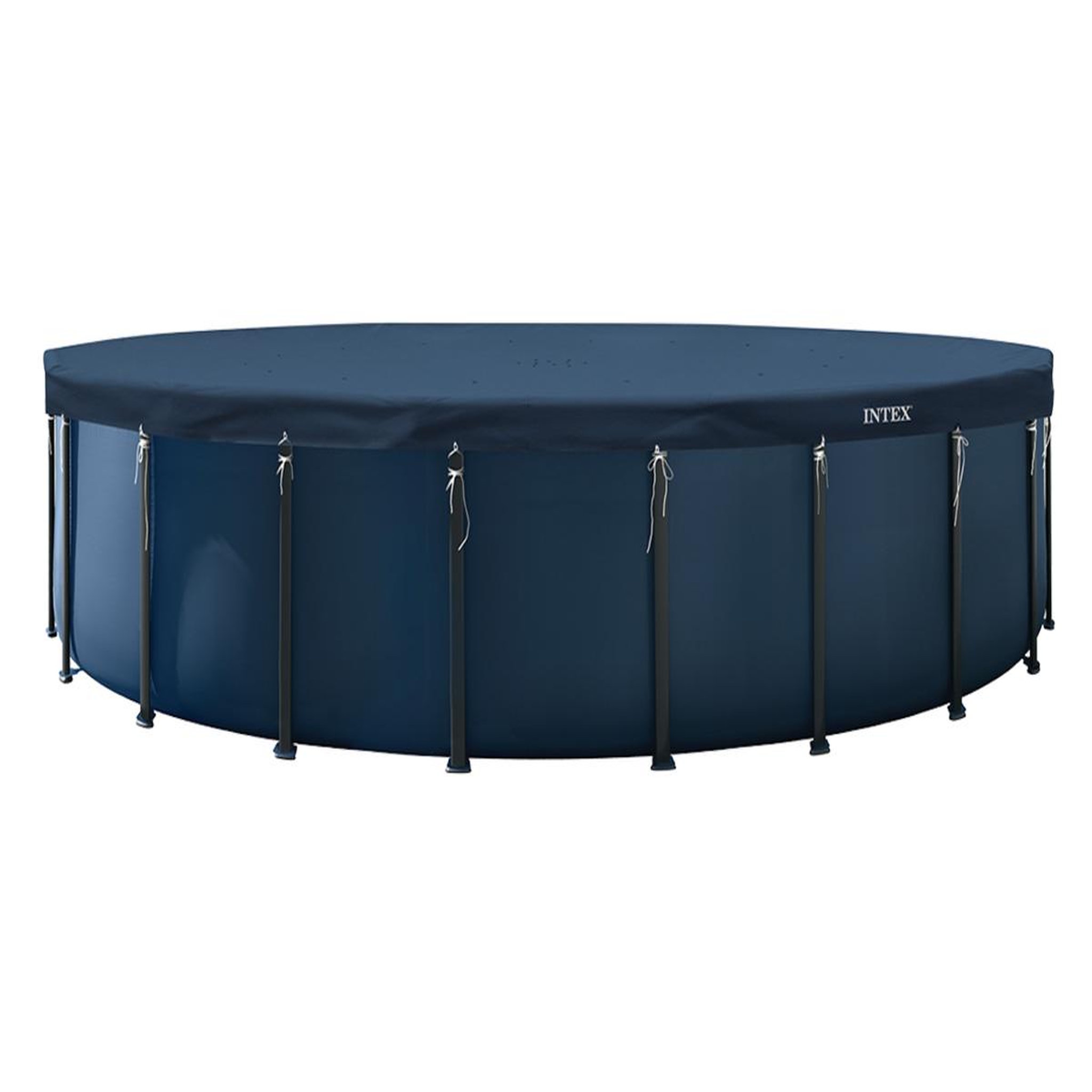 Voir la diapositive 1 : INTEX Bâche hiver pour piscine ronde Ø 6,10 m - Intex