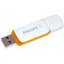 Philips Philips Cle USB 3.0 Snow 128 Go Blanc et orange