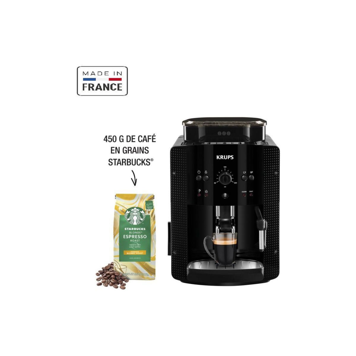 KRUPS Expresso Broyeur YY4540FD essential noire