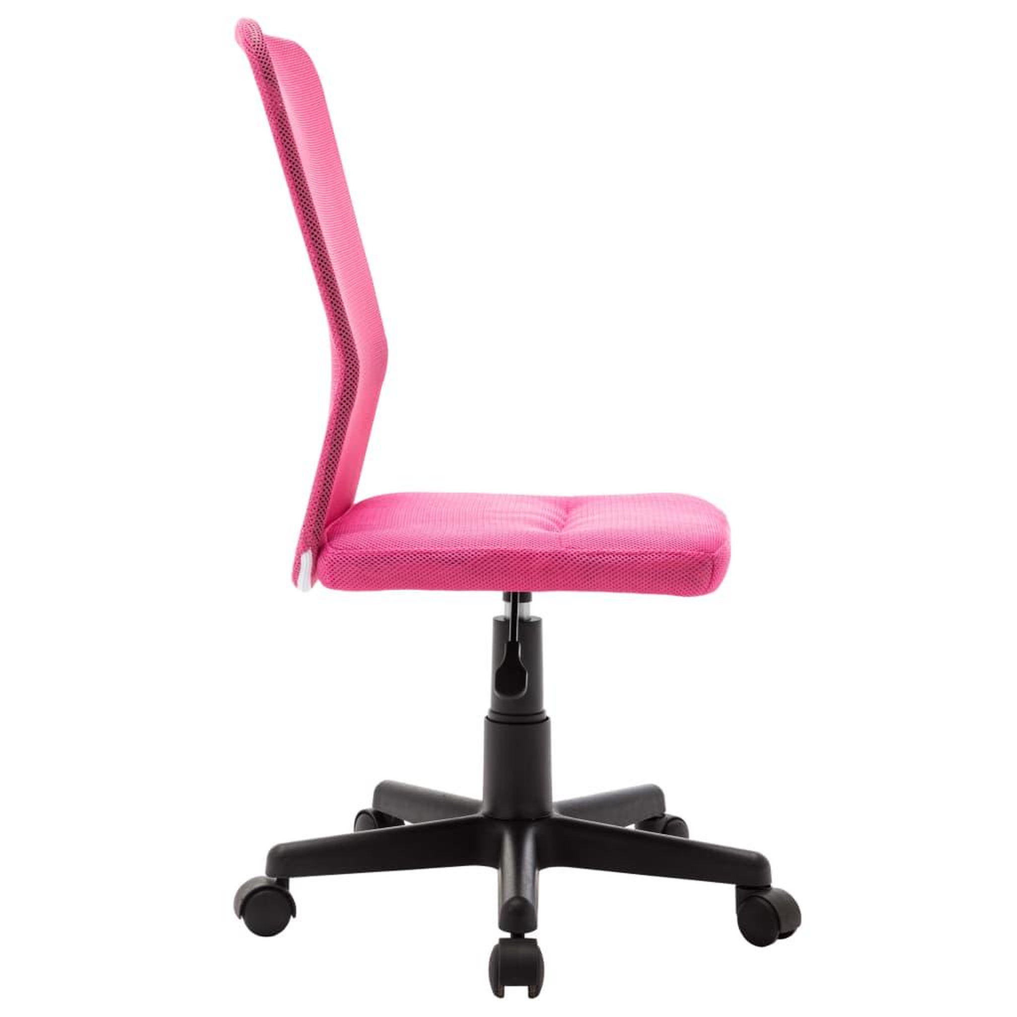 Voir la diapositive 4 : VIDAXL Chaise de bureau Rose 44x52x100 cm Tissu en maille