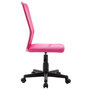 Voir la diapositive 4 : VIDAXL Chaise de bureau Rose 44x52x100 cm Tissu en maille