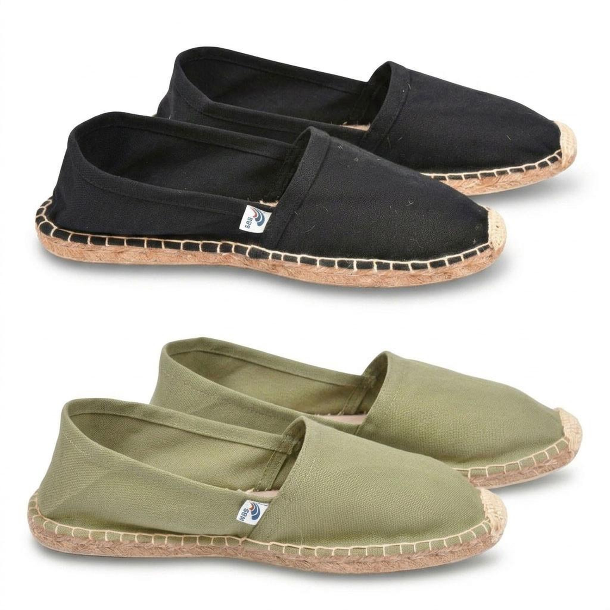 Voir la diapositive 3 : OZABI OZABI Pack 2 Paires Espadrilles Homme Semelle Corde Jute