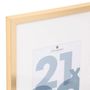 Voir la diapositive 2 : ATMOSPHERA Cadre Photo en Verre  Manu  21x30cm Or