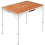 Voir la diapositive 2 : VIDAXL Table de camping pliable avec 2 bancs Aluminium Marron