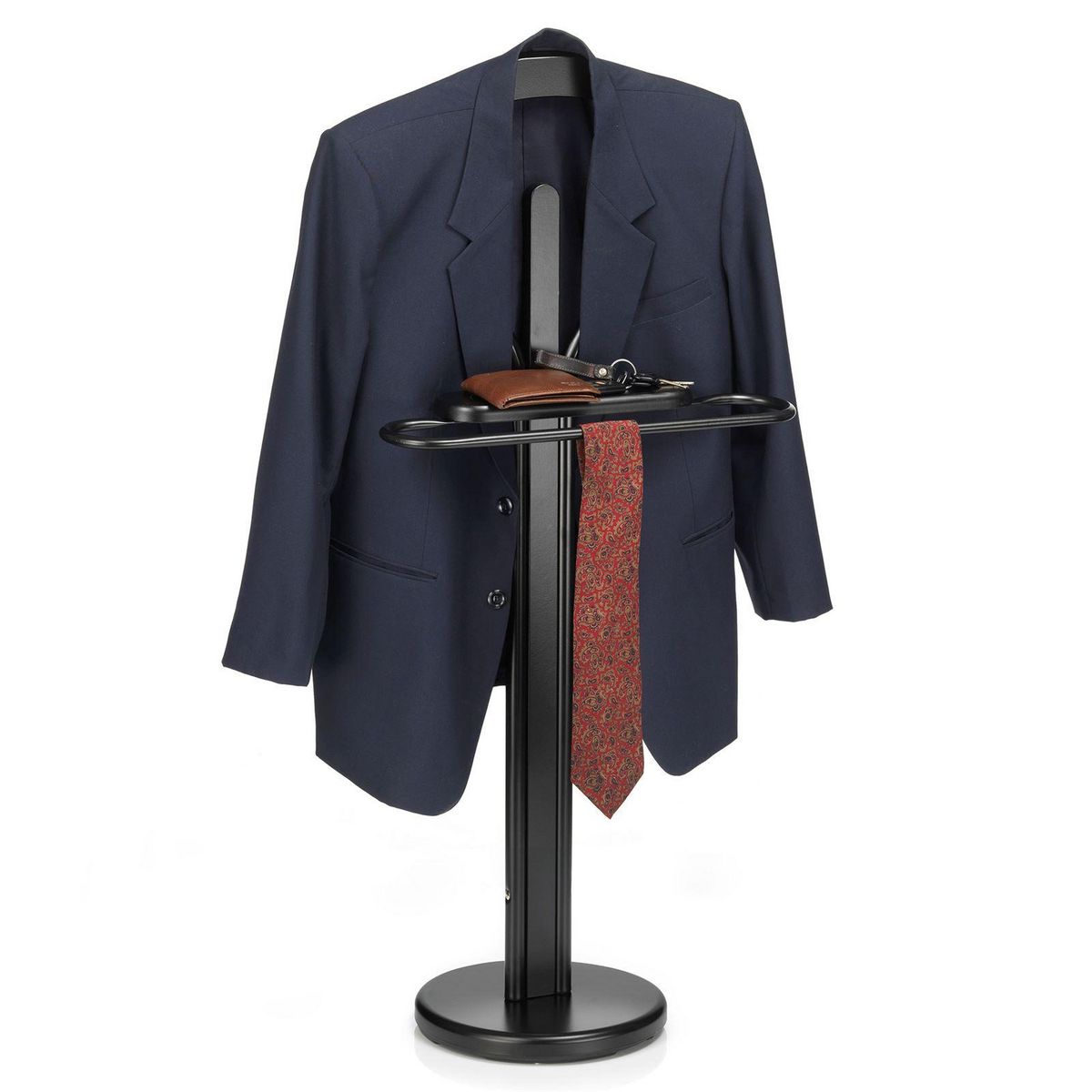 IDIMEX Valet MATTEO en métal et en bois