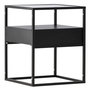 Voir la diapositive 1 : Paris Prix Table d'Appoint Design  Fortaleza  51cm Noir