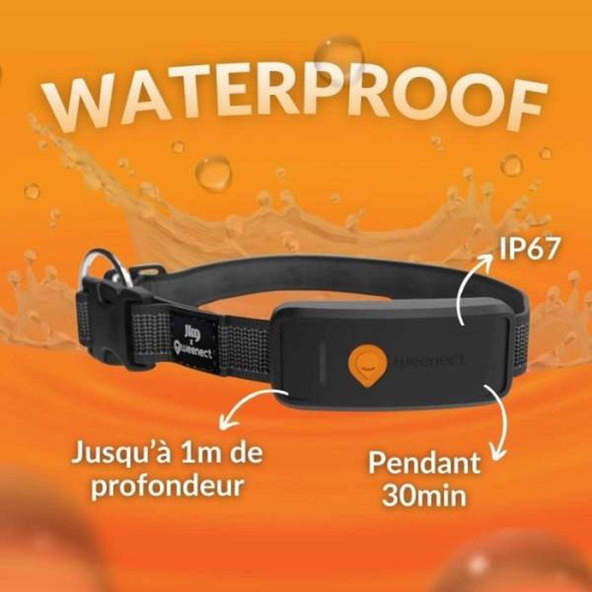 Voir la diapositive 5 : WEENECT Collier gps pour chien - weenect chien xt - antenne xl - etanche - collier julius-k9 - fonctionne avec abonnement - noir