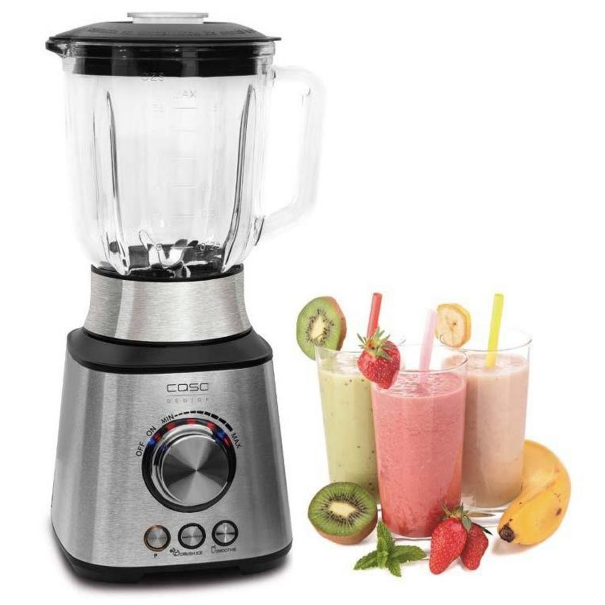 caso Blender multifonctions 1.5l 1000w inox/noir - 3617