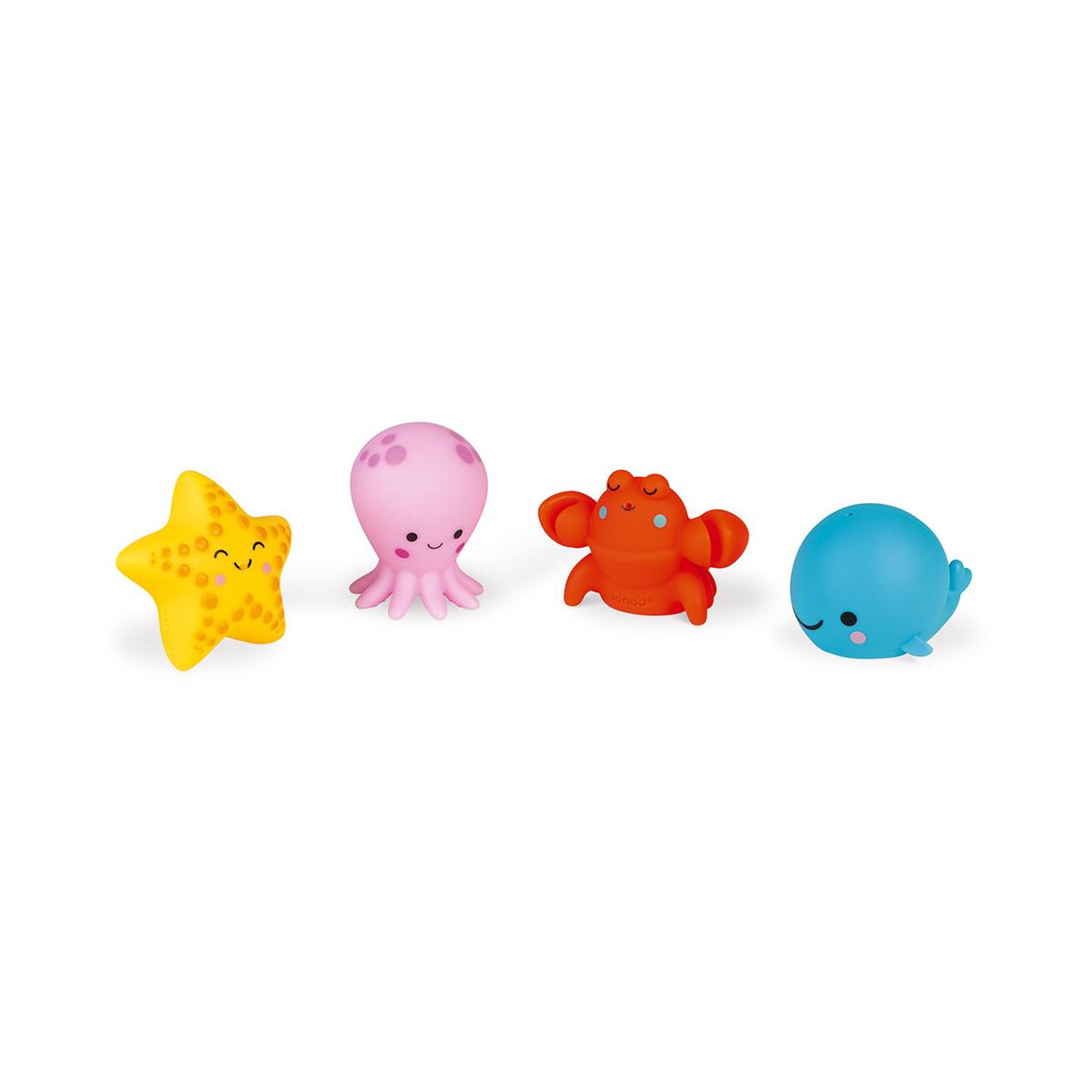 Voir la diapositive 3 : Juratoys-Janod 4 Gicleurs de bain Les animaux de la mer