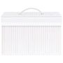 Voir la diapositive 4 : VIDAXL Boîtes de rangement en bambou 4 pcs Blanc