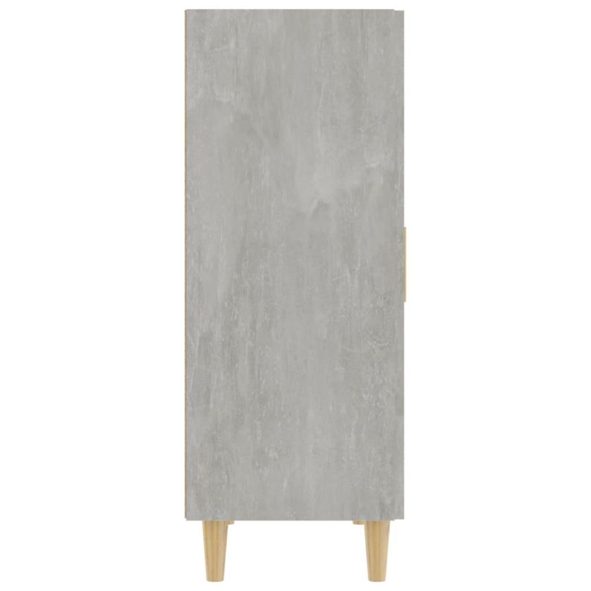 VIDAXL Buffet Gris beton 70x34x90 cm Bois d'ingenierie