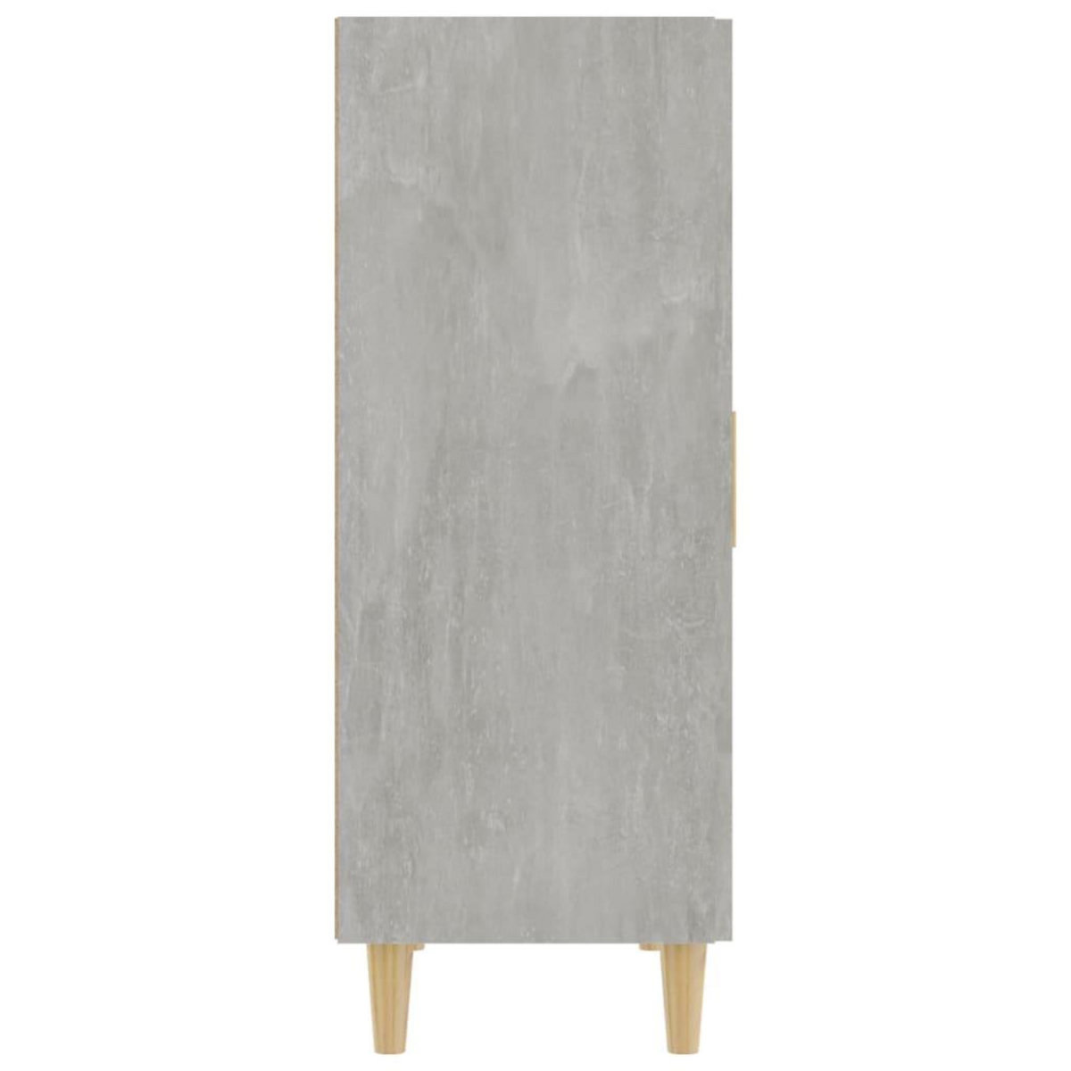 VIDAXL Buffet Gris beton 70x34x90 cm Bois d'ingenierie