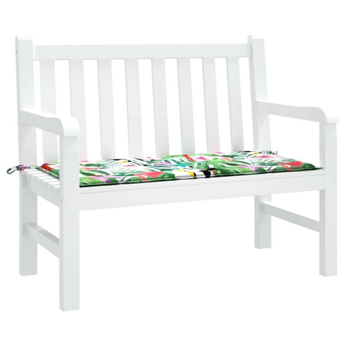 VIDAXL Coussin de banc de jardin multicolore 120x50x3 cm tissu oxford