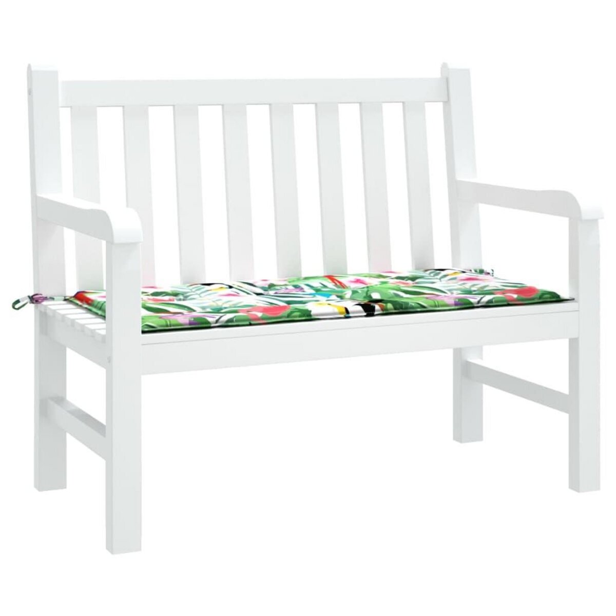 VIDAXL Coussin de banc de jardin multicolore 120x50x3 cm tissu oxford