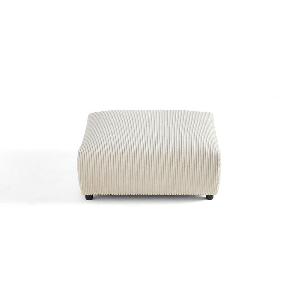 LISA DESIGN Garance - pouf modulable - en velours côtelé