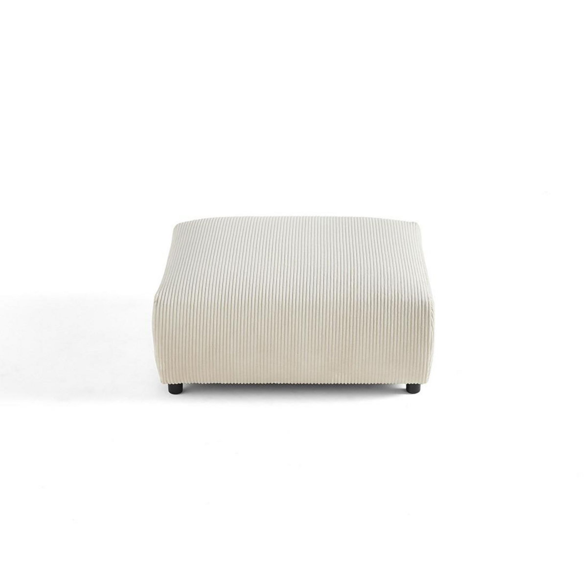 LISA DESIGN Garance - pouf modulable - en velours côtelé